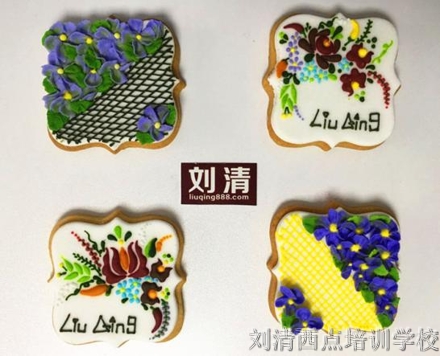 美翻了！刘清烘焙培训学校饼干能做成这样也是绝了！