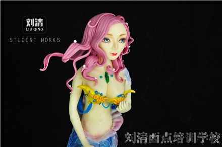 翻糖蛋糕培训班《美人鱼2》主角造型已定，网友高呼：性感！